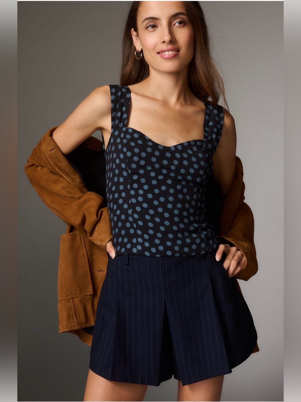 Reformation Hester Tank Top Cosmic Dot